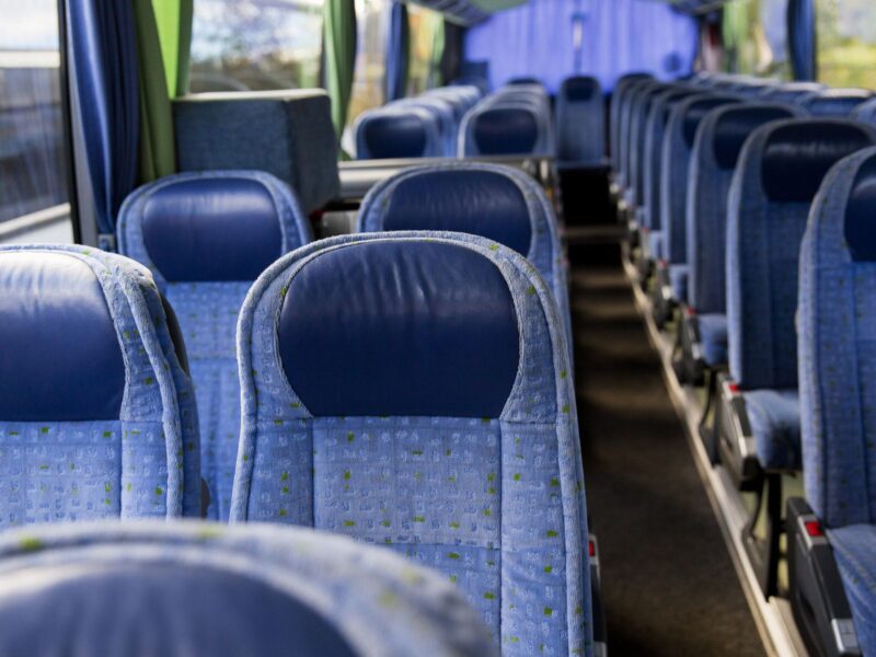 Interior de un autobús