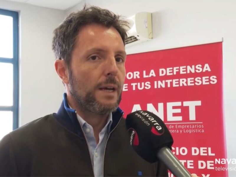 Miguel Suárez, presidente de ANET, entrevistado por Navarra Televisión